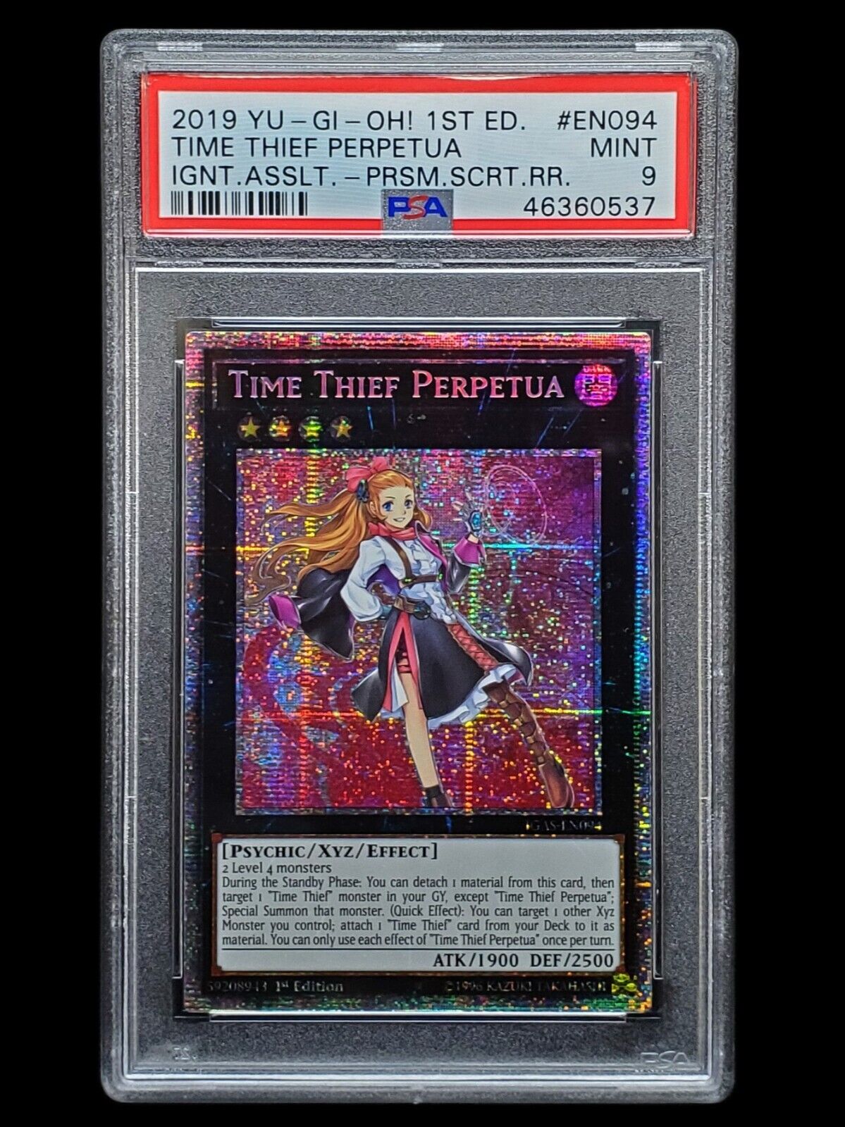 2019 Yugioh IGAS-EN094 Time Thief Perpetua Starlight Rare 2019 Yugioh IGAS-EN094 Time Thief Perpetua Starlight Rare
