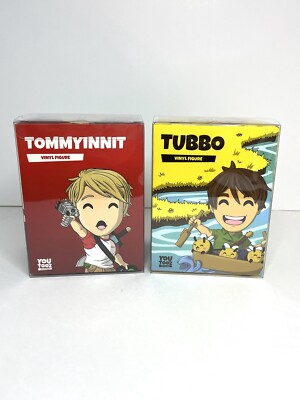 Tubbo + Tommyinnit Lot Vinyl Figure Dream SMP Youtooz figure #212 #159
