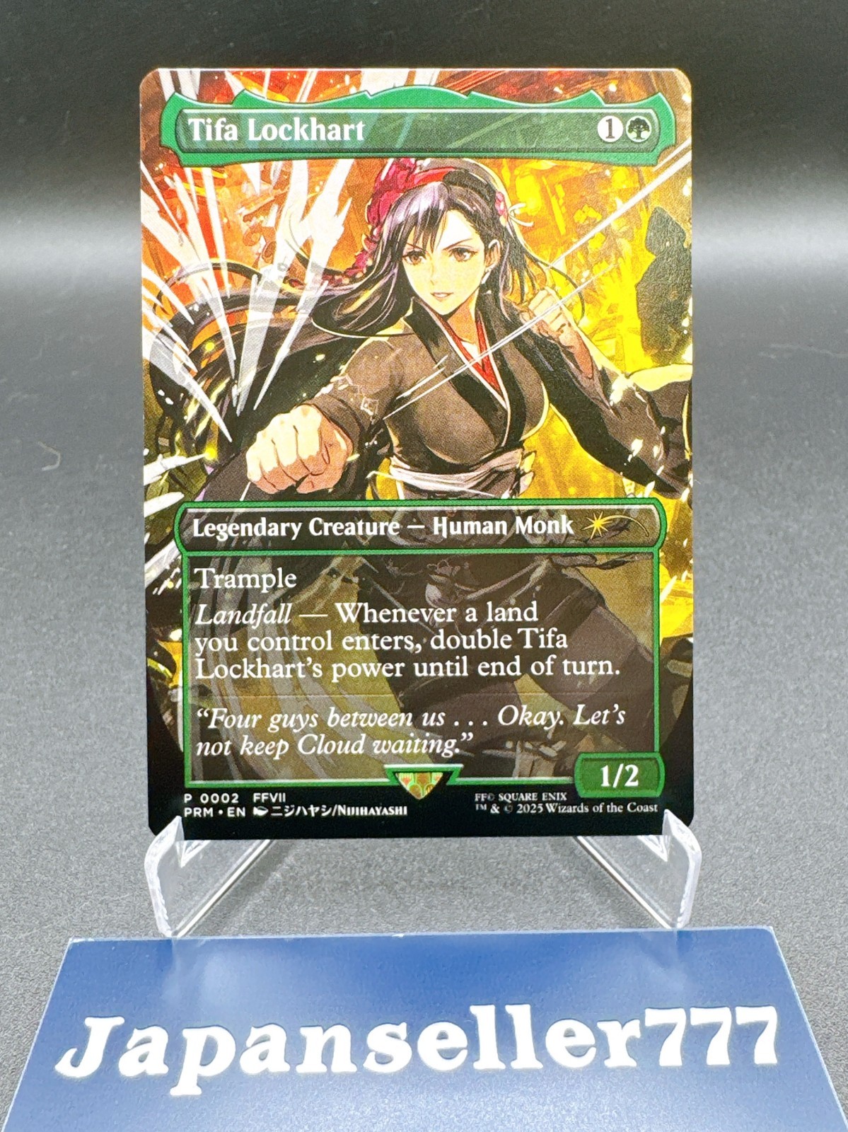 Tifa Lockhart (Borderless) MTG Final Fantasy Pro Tour