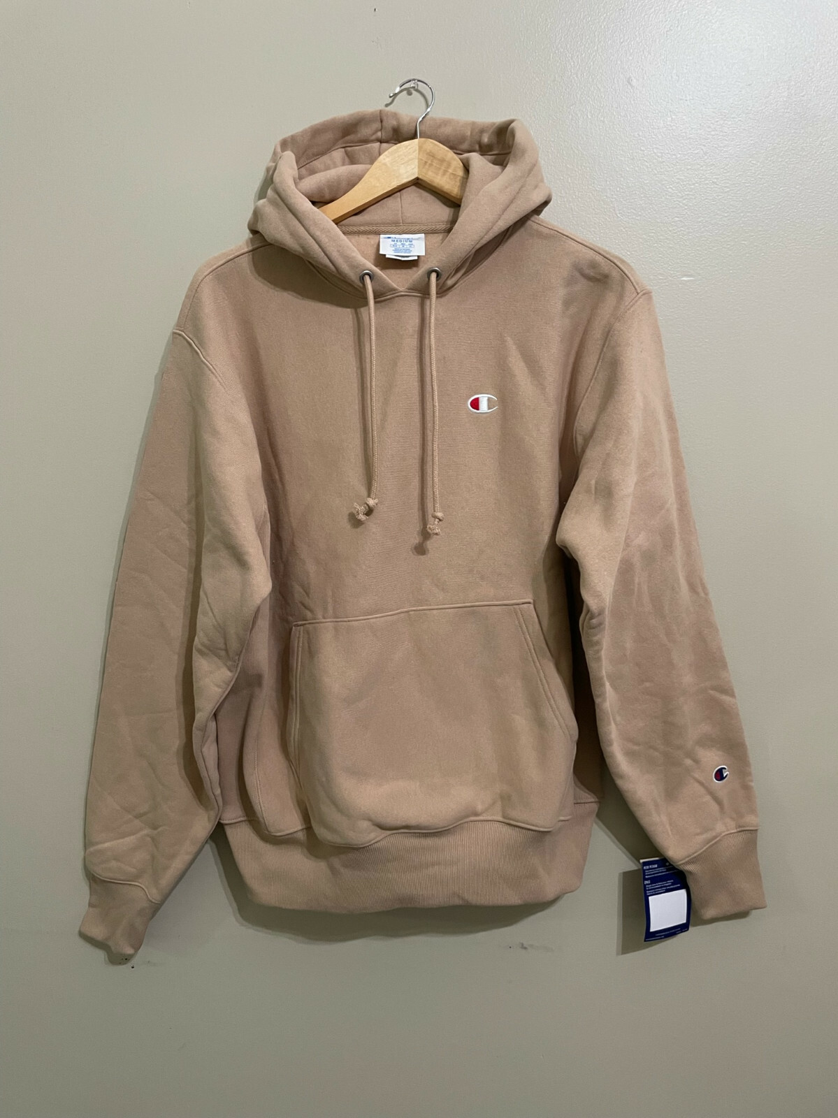 Champion Rose Pink Reverse Weave Hoodie Sweatshirt Mens Size M Vintage RARE  | eBay