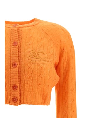 Pre-owned Etro Cardigan In Orange