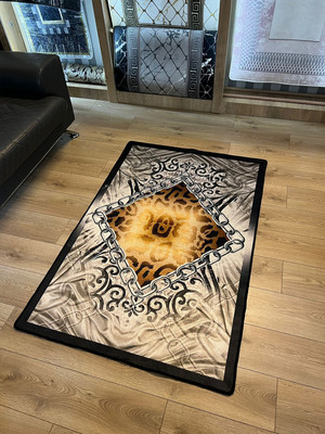 Turkish Leather Base Dust Dirt Resisant Living Room Lounge Entrance Modern Rug