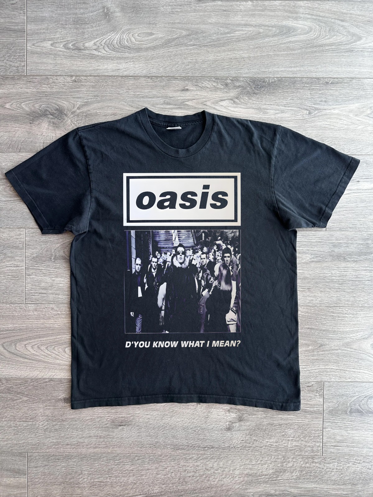 Oasis オアシス / D'you know what I mean Tシャツ OASIS D'You Know What I Mean Album Black Unisex T-shirt Size