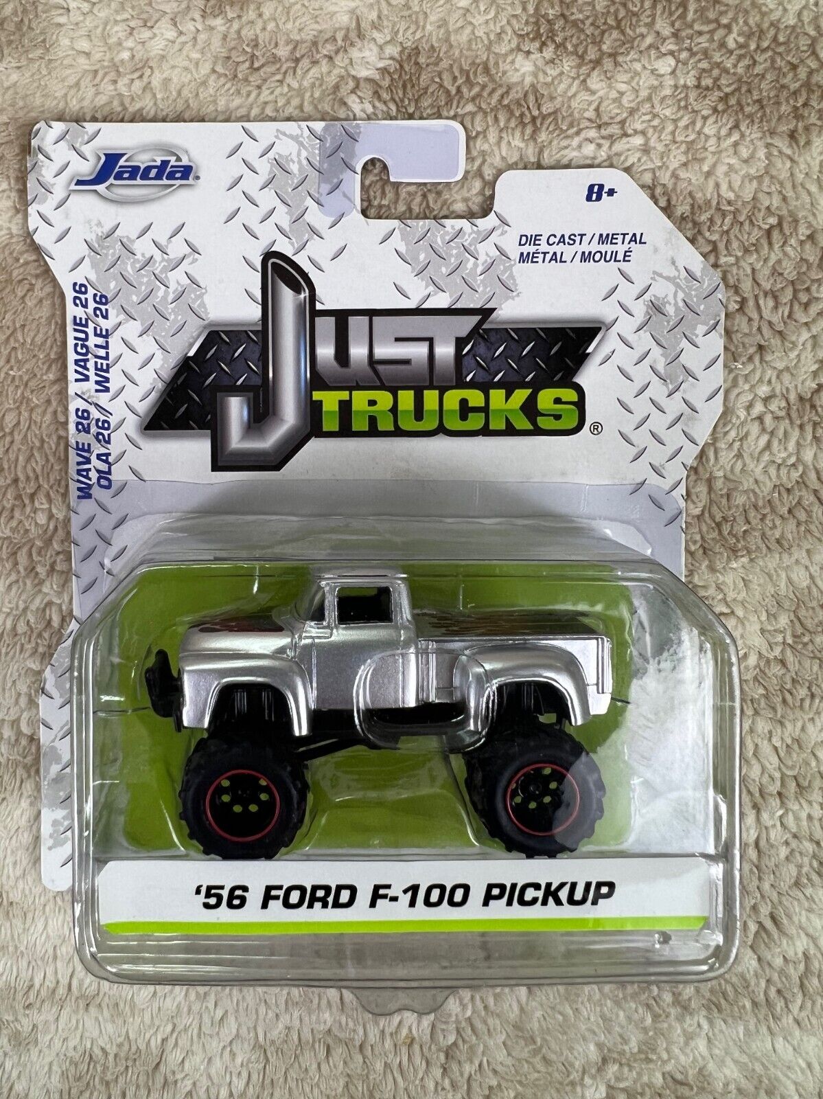 🔥🔥🔥🔥Jada Just Trucks '56 Ford F-100 Pickup Silver HW14