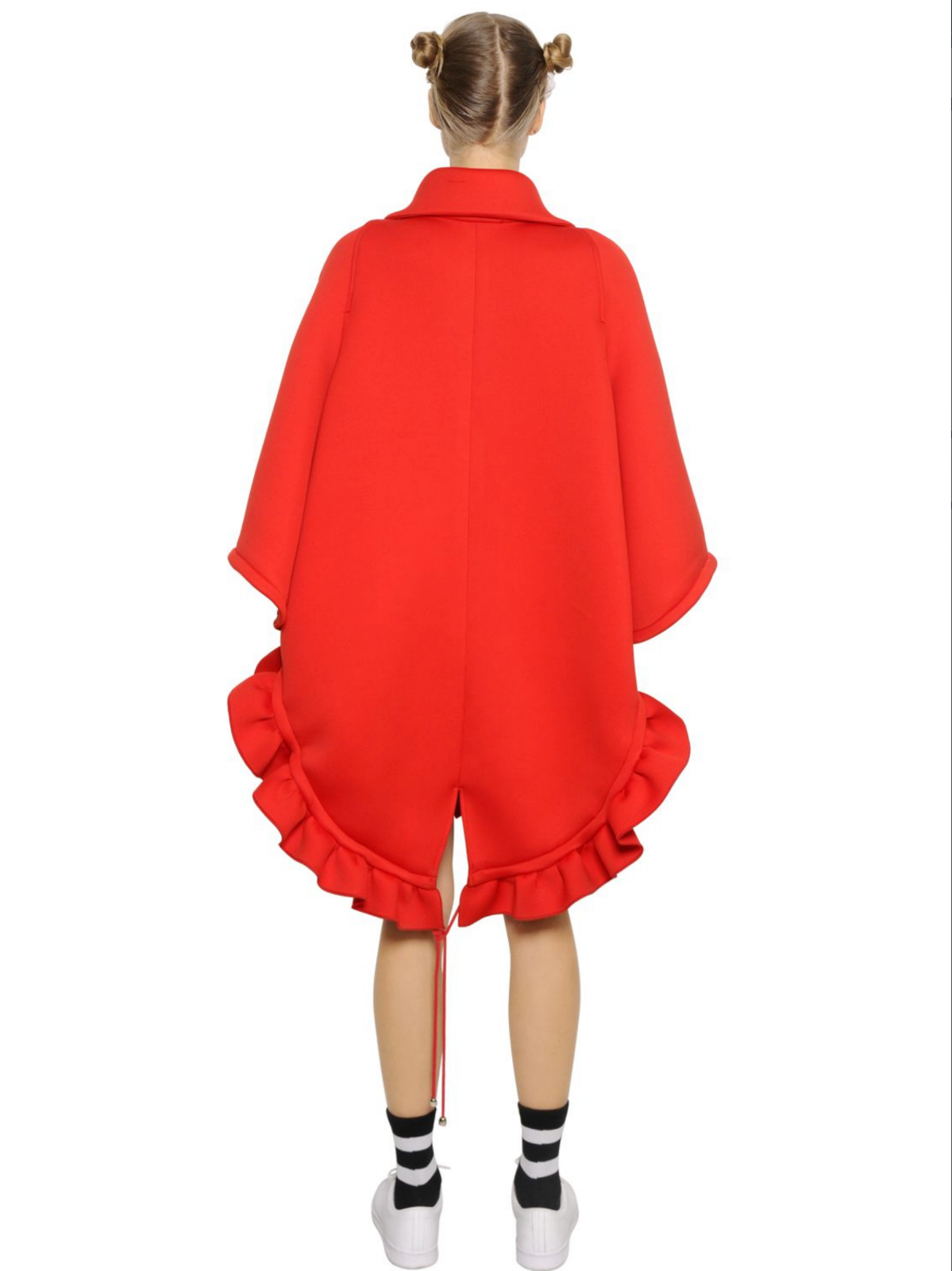 Pre-owned Urban Outfitters Nicopanda Ruffle Jacket (m) Red - Brand With Tags (sold Out) Msrp $800