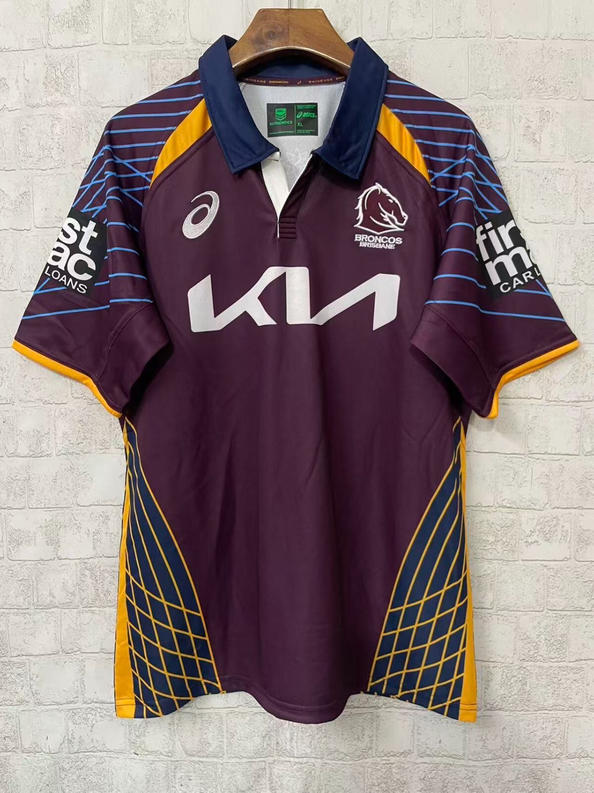 海外Lサイズ】NRL ブリスベン・ブロンコス 2025キャプテンズ