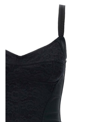 Pre-owned Dolce & Gabbana Mini Dress In Black