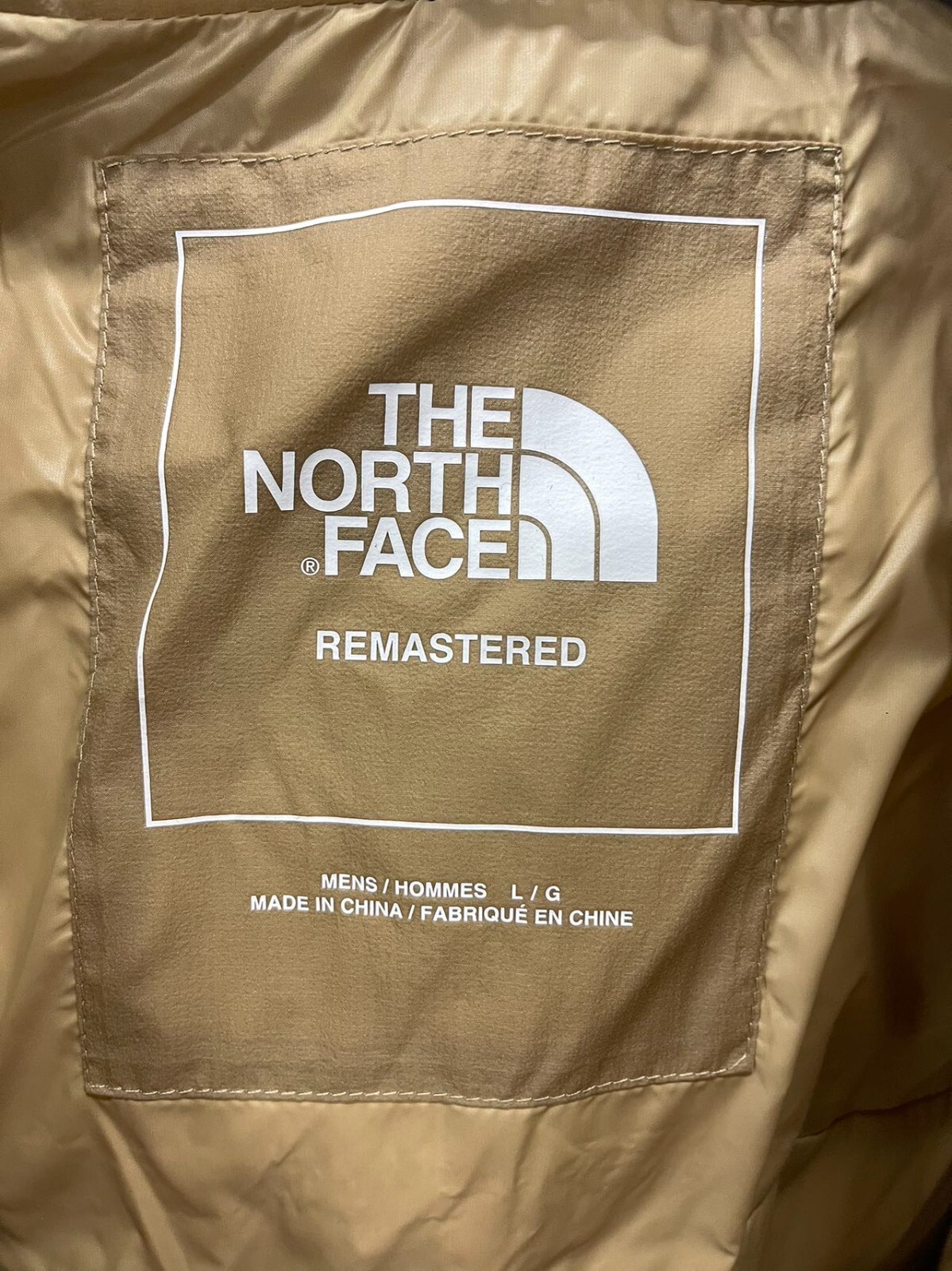 Pre-owned The North Face Mens Rmst Nuptse Down Jacket 700 Down /khaki Stone