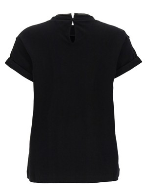 Pre-owned Brunello Cucinelli Monile Crew Neck T-shirt In Black