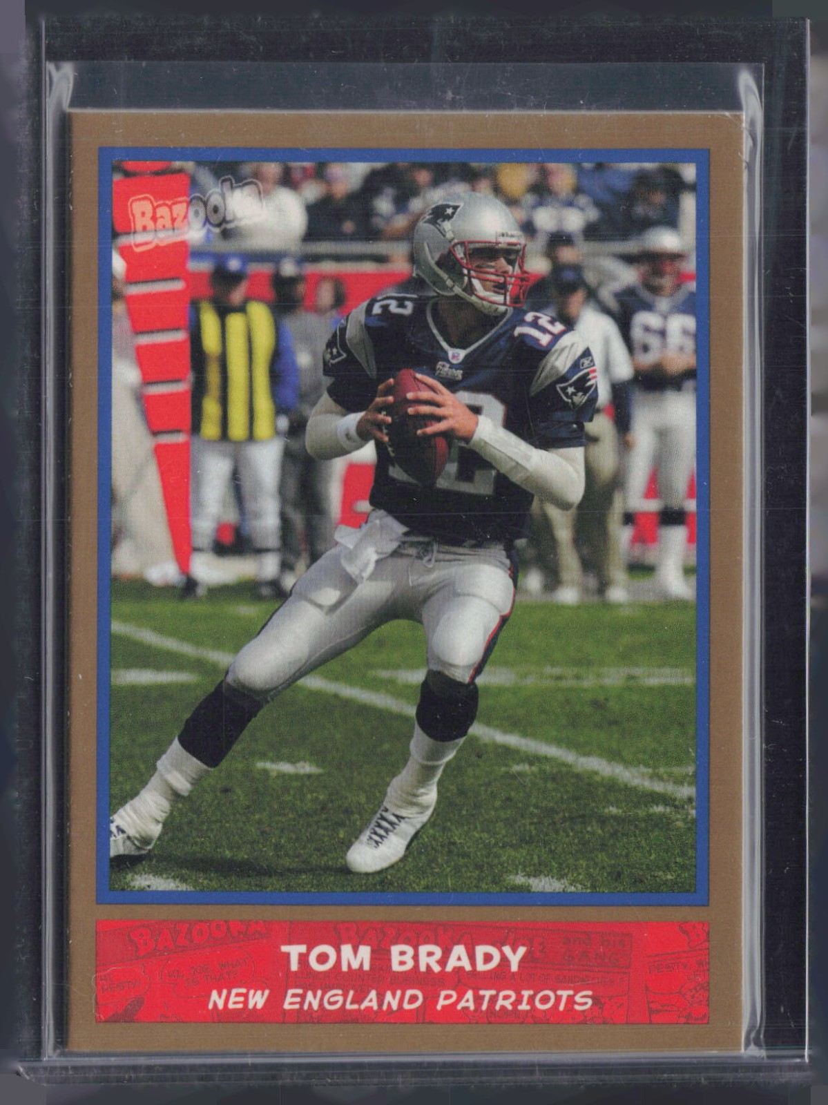2004 Topps Bazooka Gold #150 Tom Brady