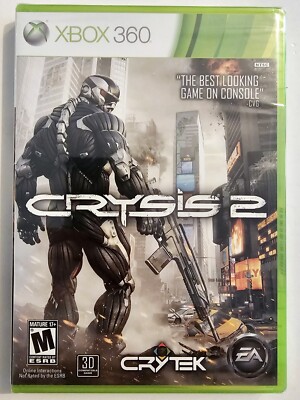 CRYSIS 2 XBOX 360 BRAND NEW FACTORY SEALED FAST SHIPPING 