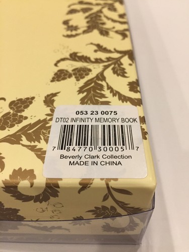 Beverly Clark Wedding Infinity Collection Memory Book White Matte Satin - 3 ring