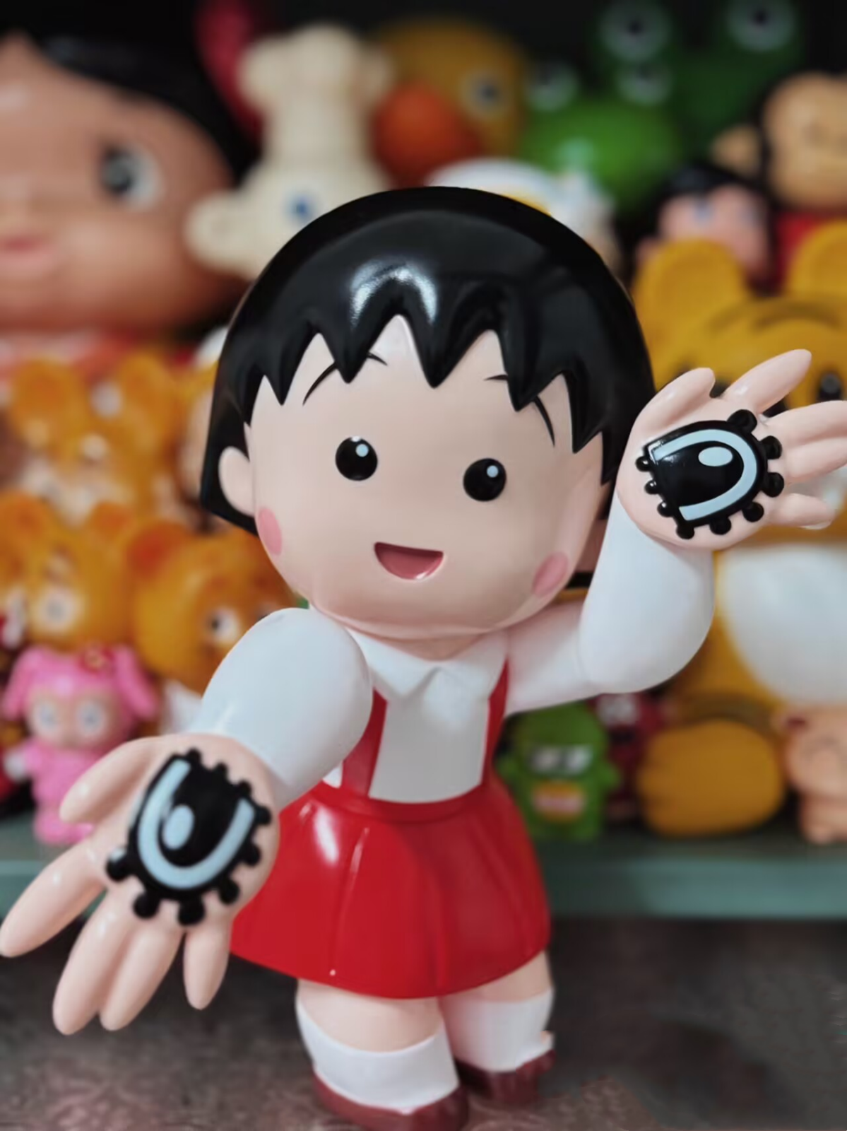 Chibi Maruko-chan Sofubi GRAPE BRAIN ELECTRIC TOYS Soft