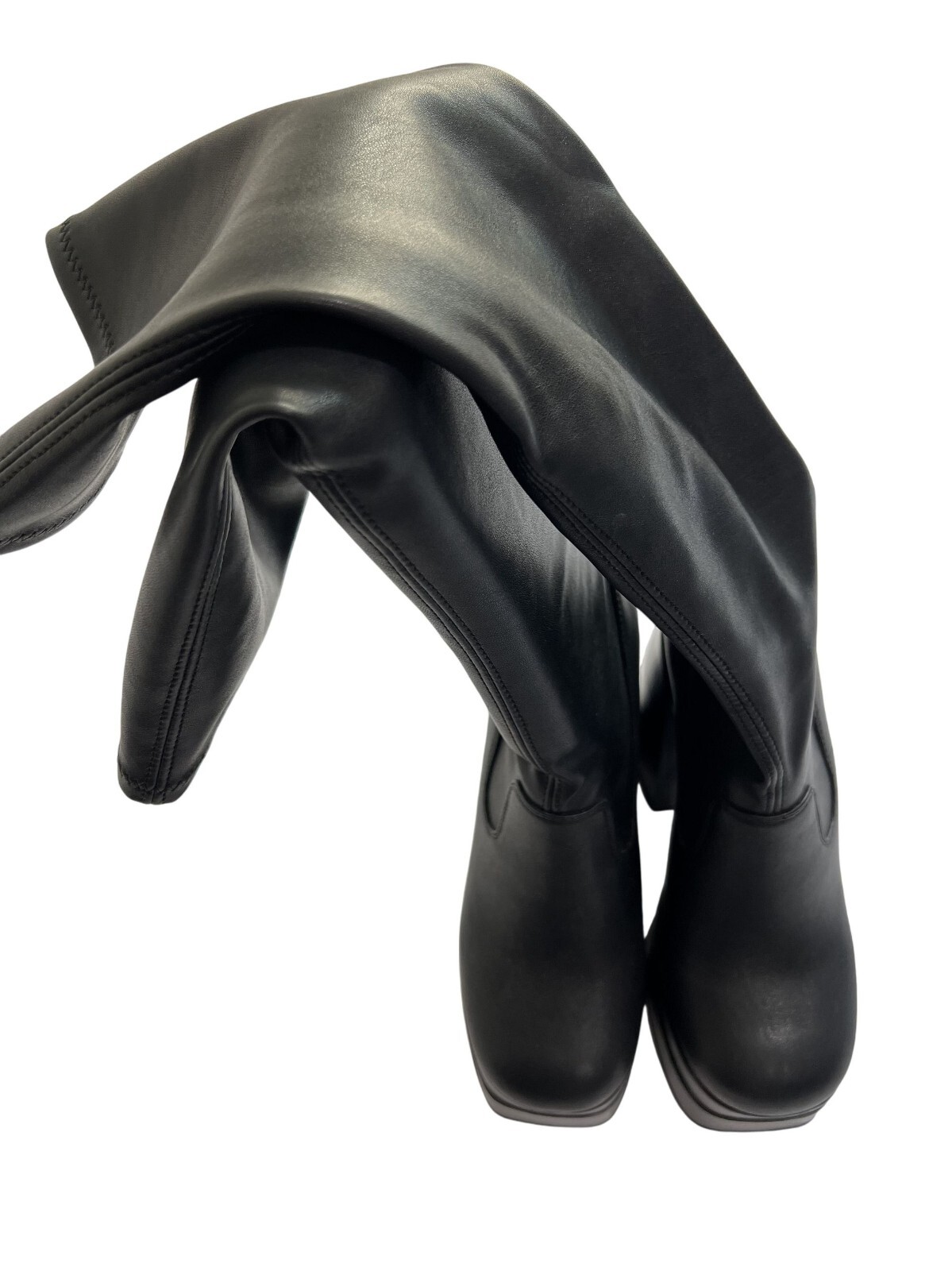 Windsor Smith Angelz Knee High Chunky Boots in Black | eBay