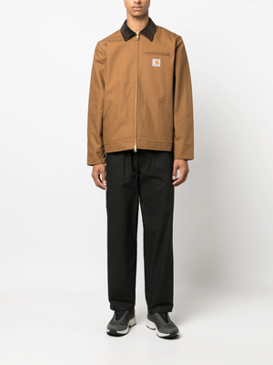 Pre-owned Carhartt Wip - Unisex Detroit Jacket In 00s01 Hamilton Brown/tobacco
