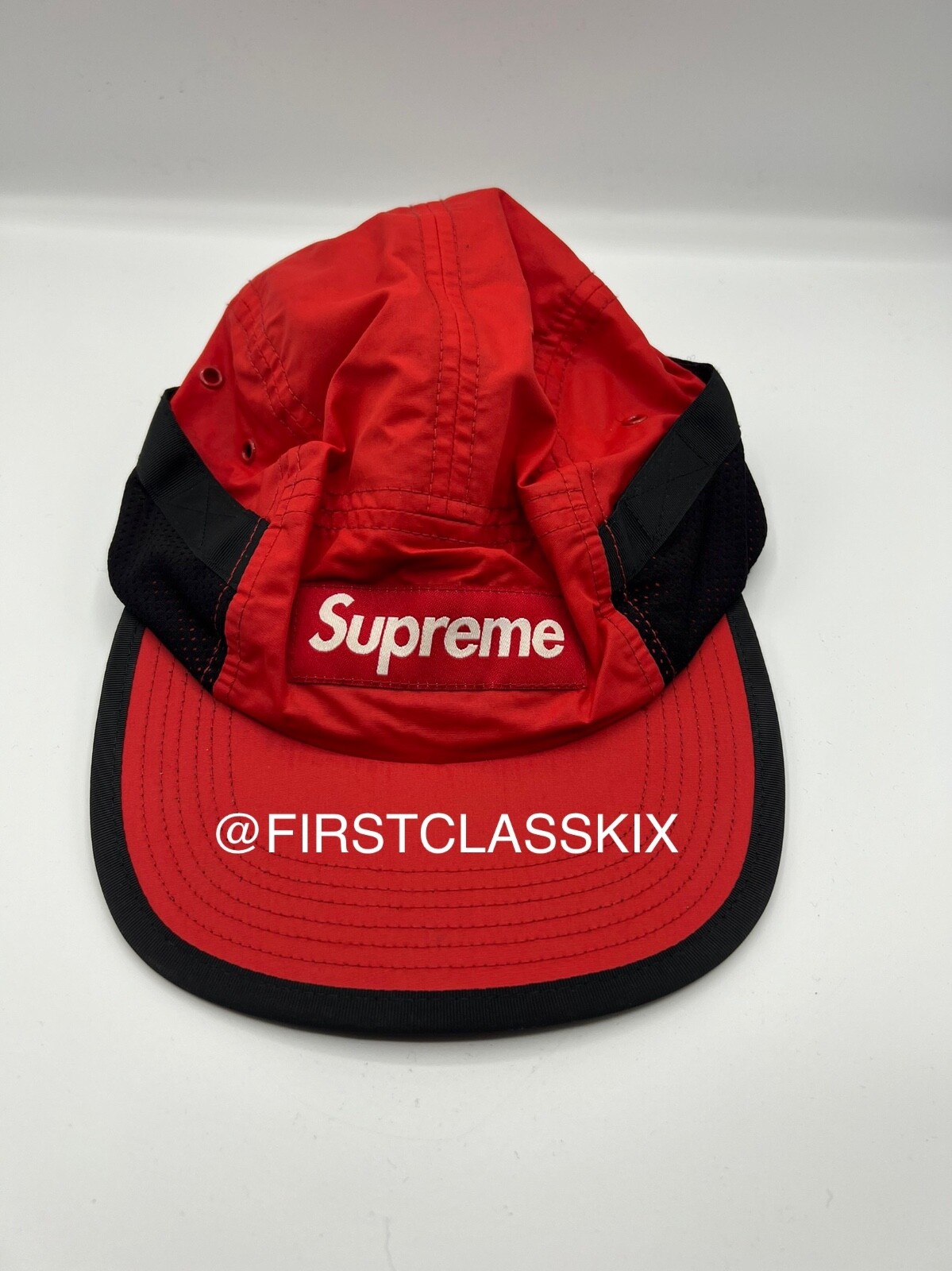 Supreme 5-Panel Camp Cap 'Red&frasl;Black Trim' | eBay