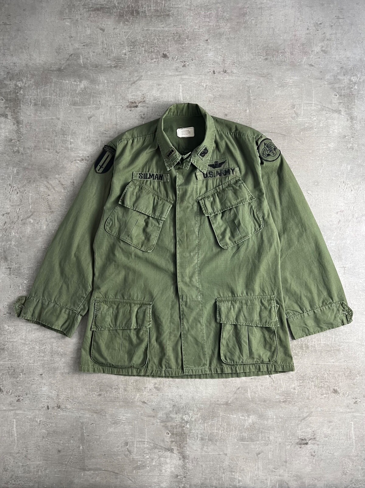 ジャケット・アウター US ARMY jungle fatigte jacket m/r 1960's US.ARMY Jungle Fatigue 3rd Jacket | Unwave