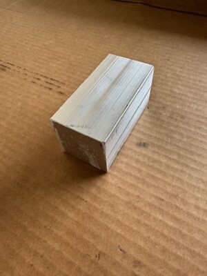 2'' X 2'' Aluminum Square 6061 Bar x 2'' Long, Solid Bar Stock