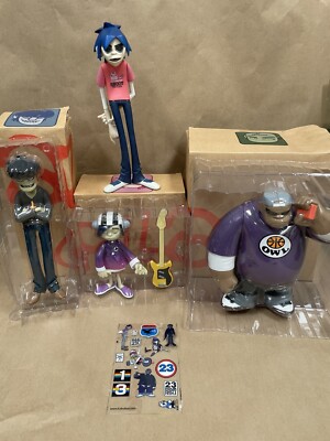 KidRobot Gorillaz Red Edition Figure Set Of 4 Complete (1