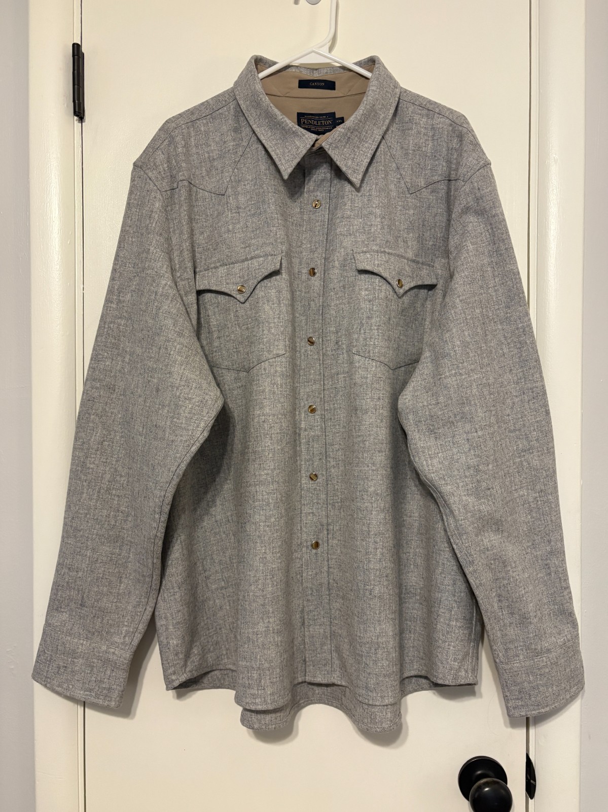 『TEN WOOL SHIRT XL』 TEN WOOL SHIRT XL』 Men's Wool Shirt - Snap Front - Wyoming