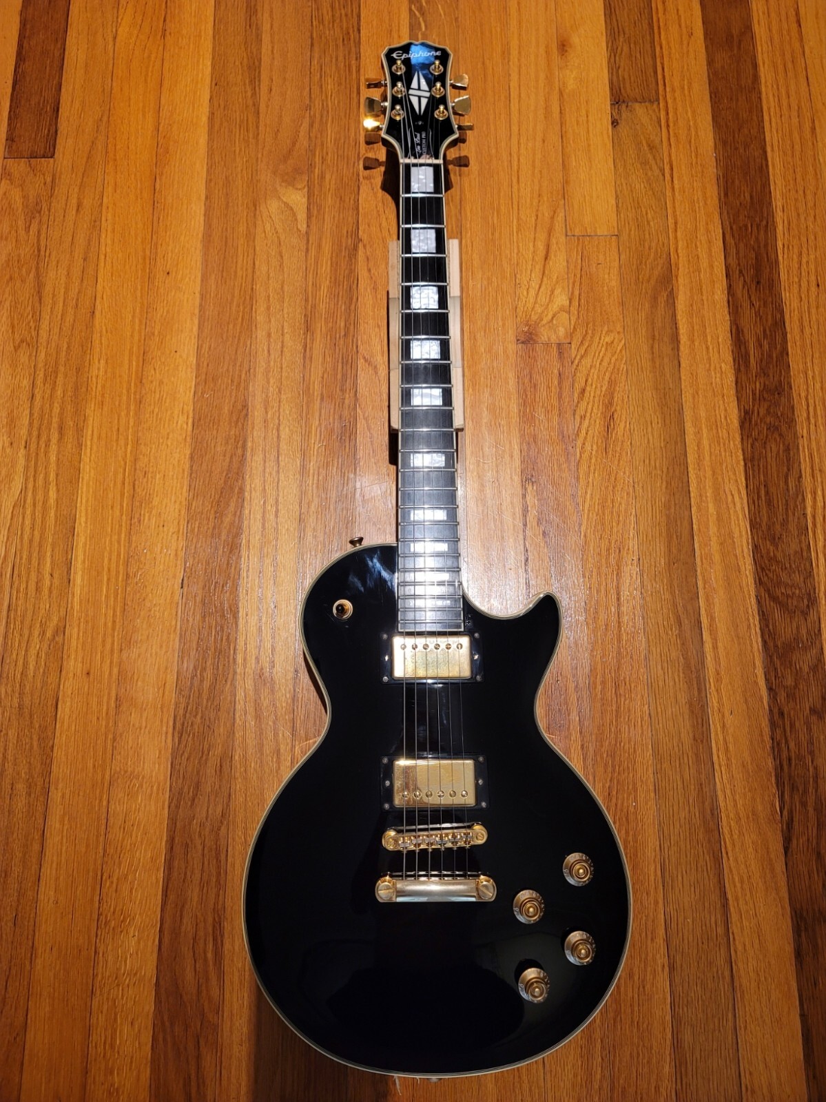 Epiphone Les Paul Custom Pro 2018 Seymour Duncan Pups, Kill Switch.