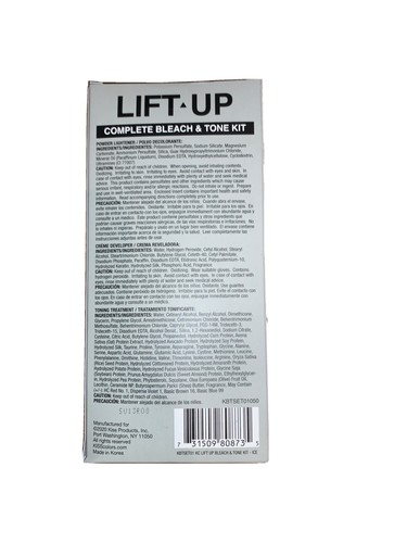 ￼ Kiss Lift Up Complete Bleach And Tone Kit￼ - ICE - New In Box