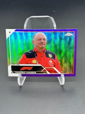 2023 Topps Chrome Formula 1 F1 Frederic Vasseur Purple Refractor 38/399#96  NAN