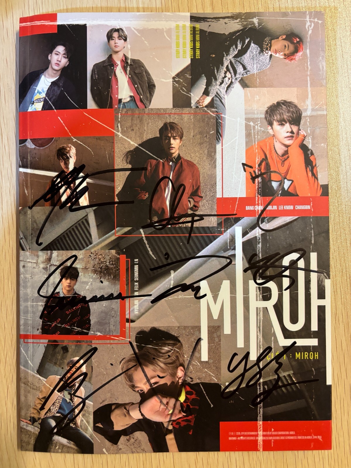 straykids スキズ miroh サイン入り
