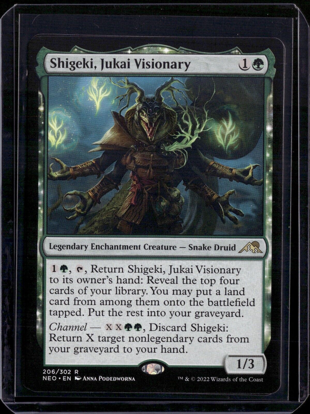 Shigeki, Jukai Visionary - 206 - NEO - NM - MTG Magic the