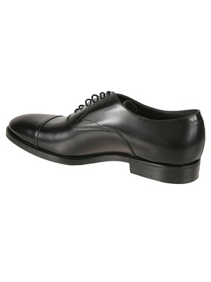 Pre-owned Henderson Baracco Classic Oxford Shoes In Black