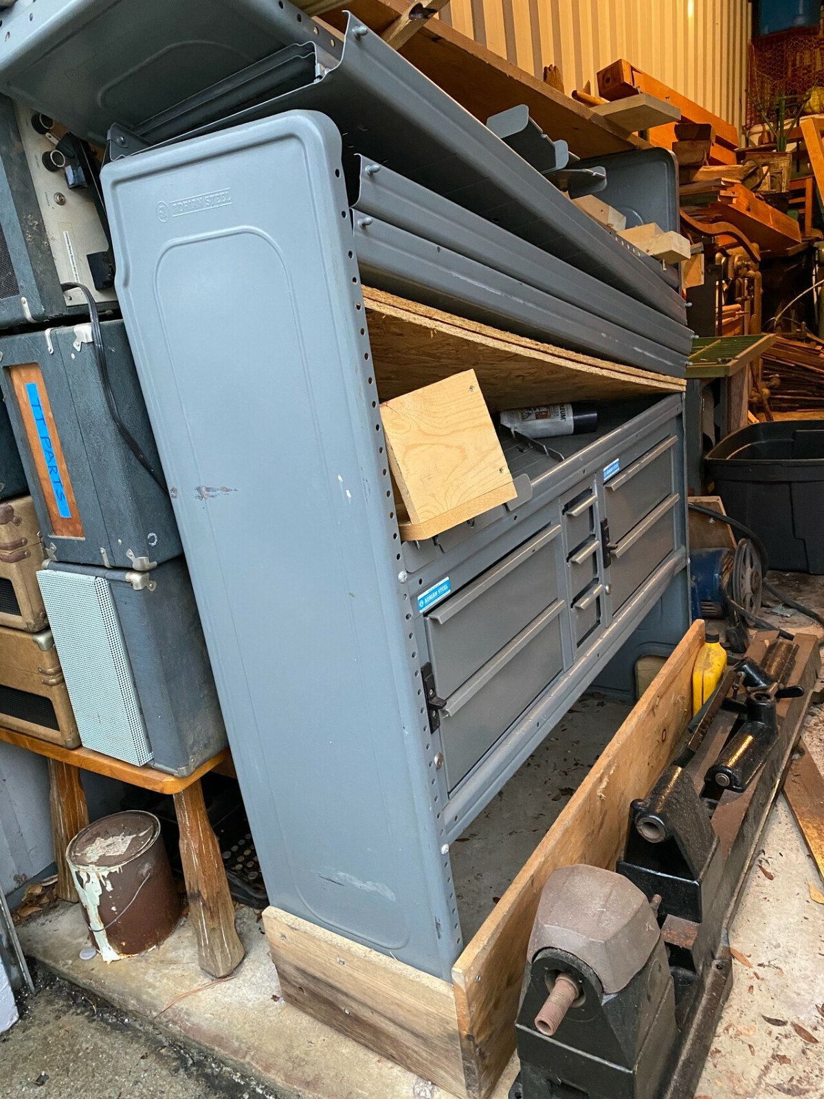 Adrian Steel Shelving And Toolbox Full Outfit Nissan Nv Used for sale