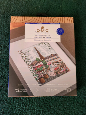 DMC Eiffel Tower by Anna Matvieieva counted crosss stitch kit