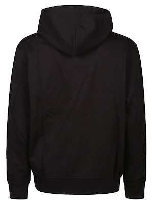 Pre-owned Versace Jeans Couture V-emblem Chain Hoodie In Black/gold