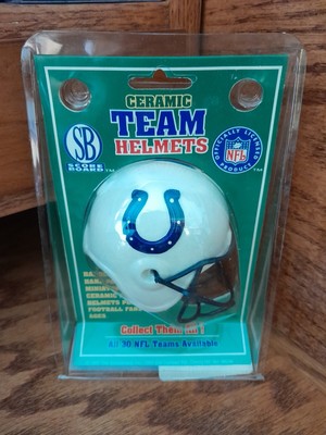 INDIANAPOLIS COLTS 1997 CERAMIC HAND PAINTED TEAM HELMET - SCORE BOARD INC