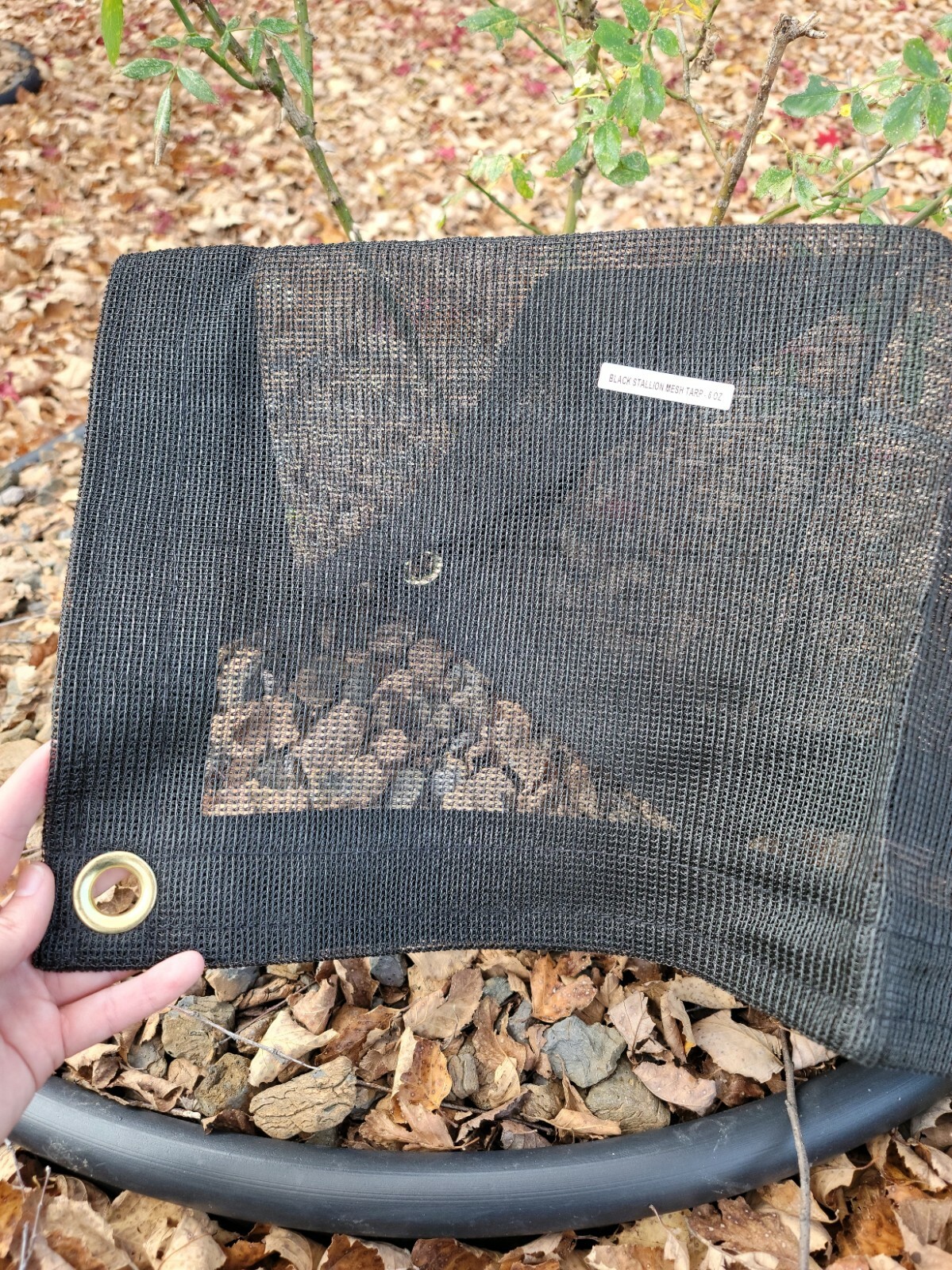 Black Stallion Mesh Tarp 6.0 oz.