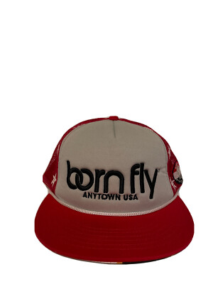 ANYTOWN USA Born Fly American Star SnapBack Trucker Hat