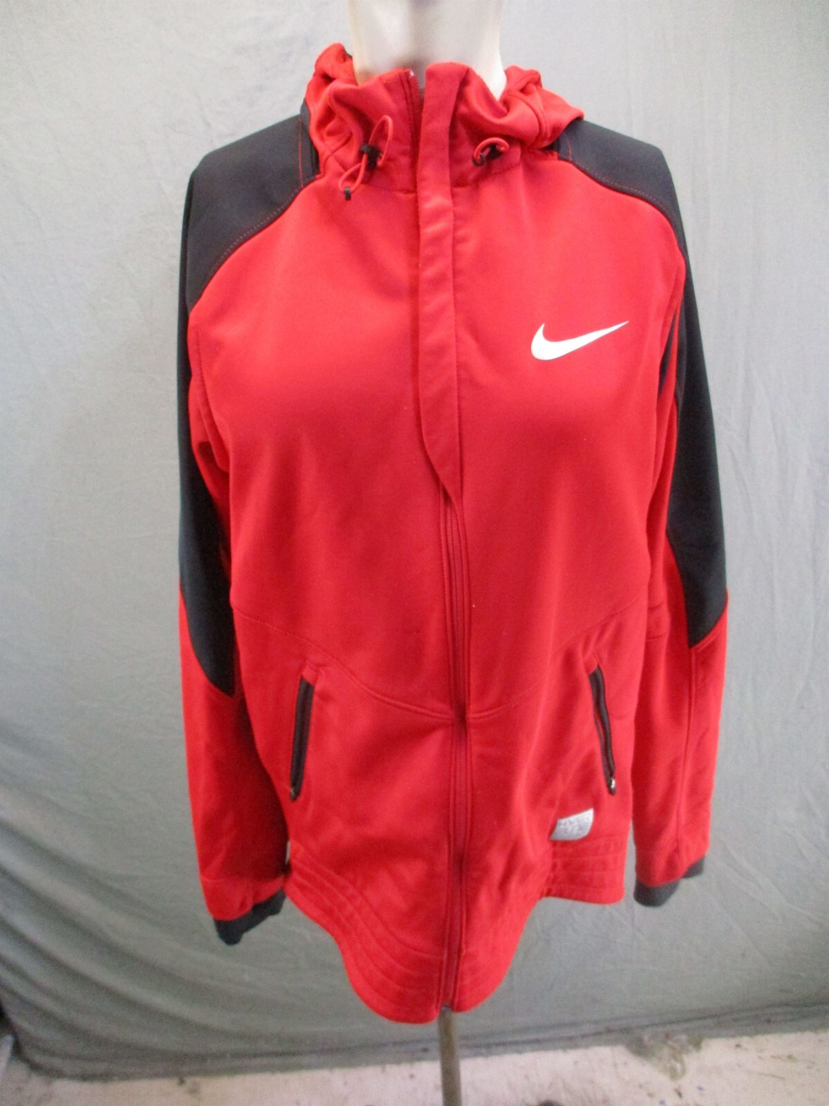 Nike Mens Big & Tall Sweatshirt Therma-Fit Hoodie Red XXL at