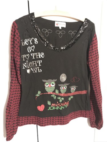 Missing Johnny Longsleeve, schwarz, Größe L