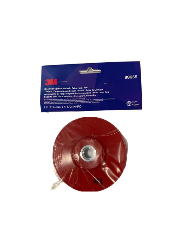 3M 88655 Disc Pad Face Plate Ribbed  4 1/4IN/PO
