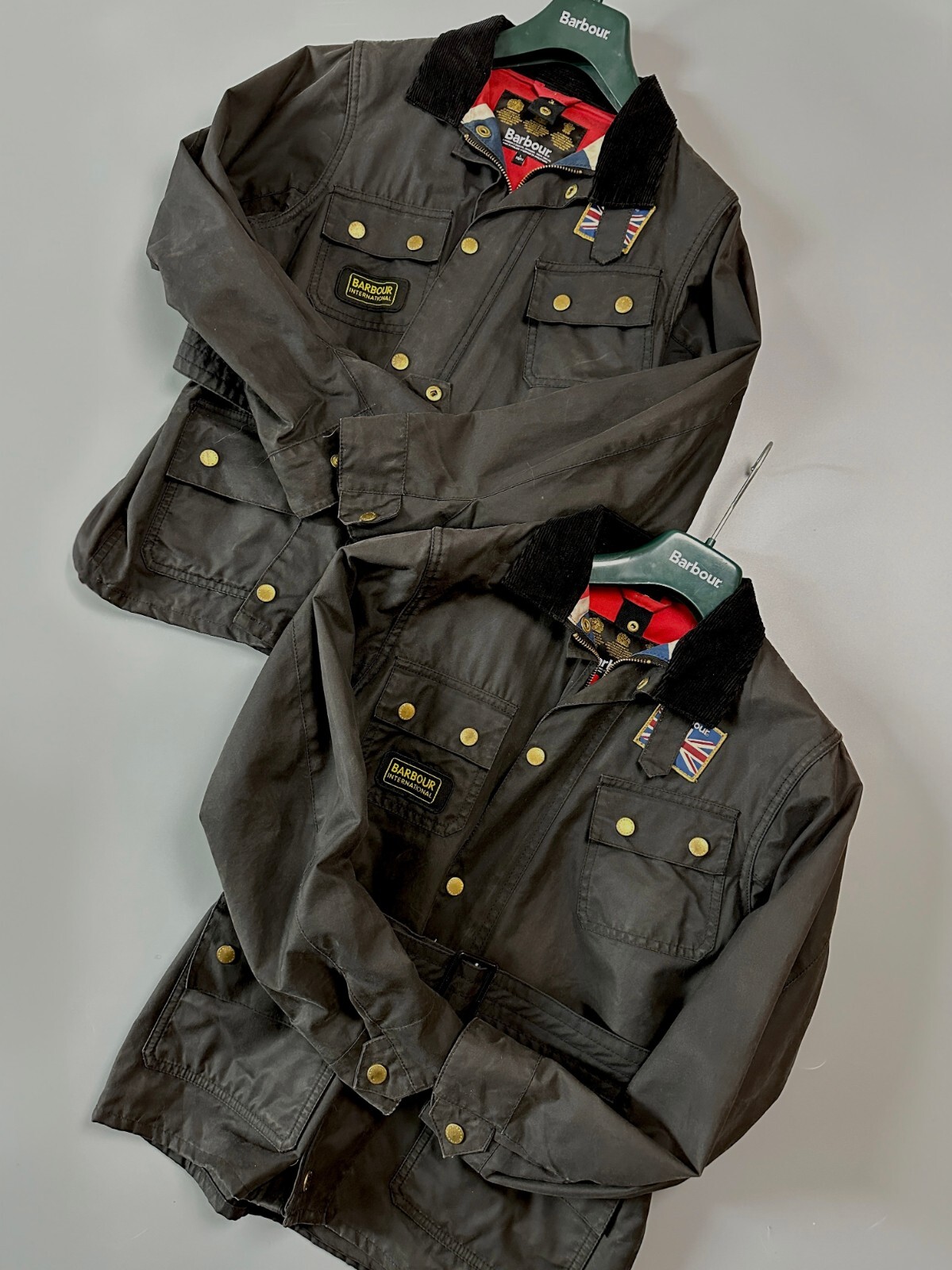 ★キッズL★バブアー UNION JACK INTERNATIONAL Barbour International Union Wax Jacket Child's L Age 10/11