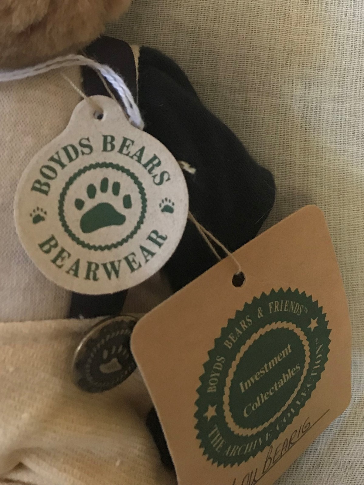 Boyds Bears & Friends Lou Bearig Investment Collectibles The Archive Collection