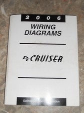 2006 Chrysler PT Cruiser Wiring Diagrams Service Manual USED FREE