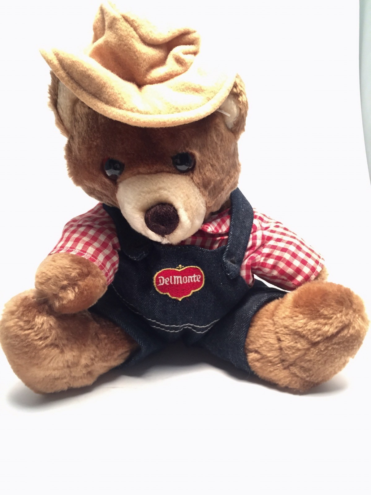 Vintage 1985 Dakin Del Monte Yumkin Brawny Teddy Bear 10