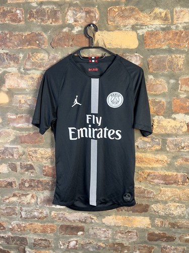 Nike PSG Jersey Small Black Jordan 2018-19 919010-012 Paris