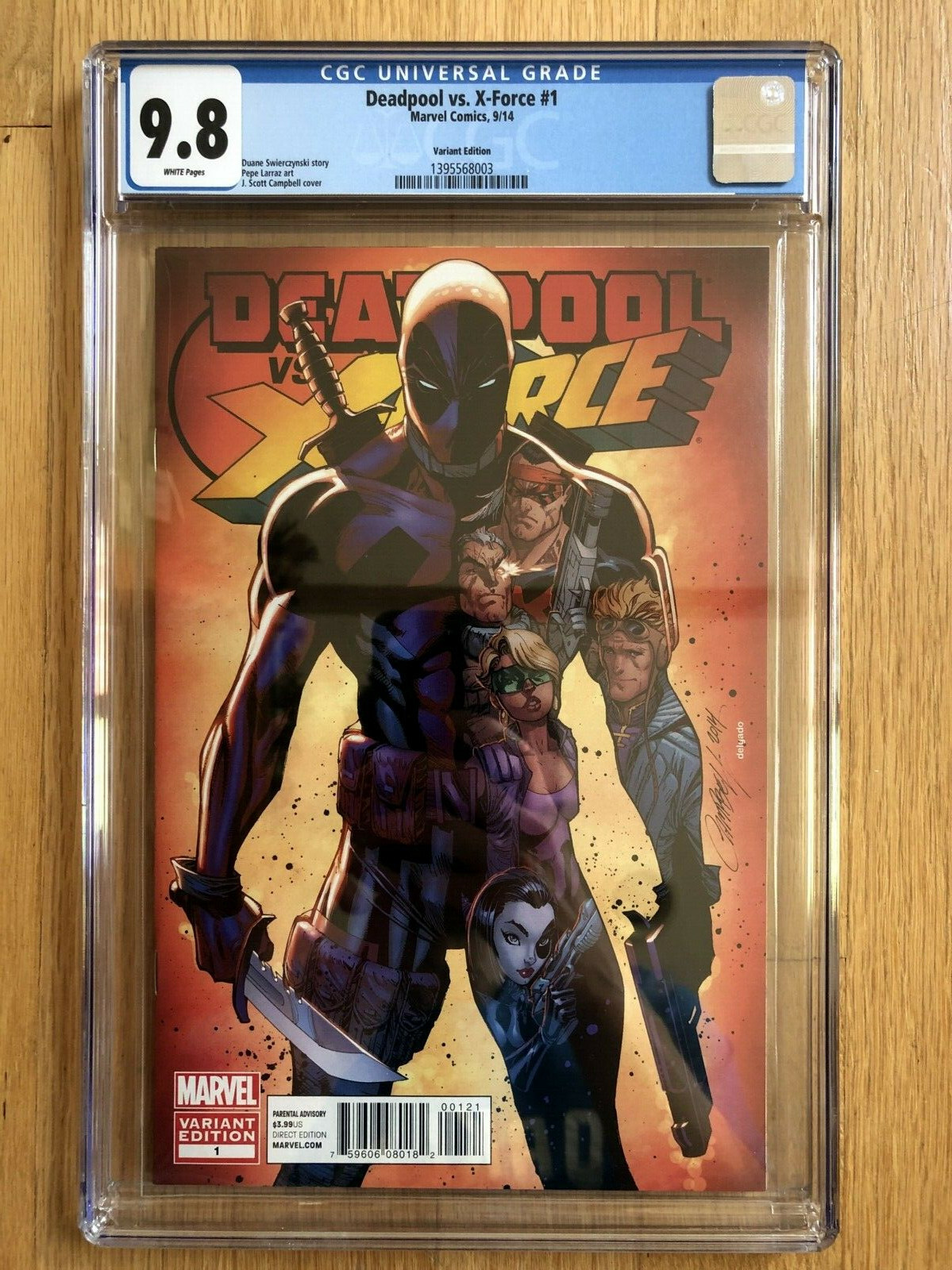 公式ストア デッドプール対x フォース 1 Cgc 9 8wp 14jスコット キャンベル変形 起源物語 新作入荷 超特価 Www Pkiener Com