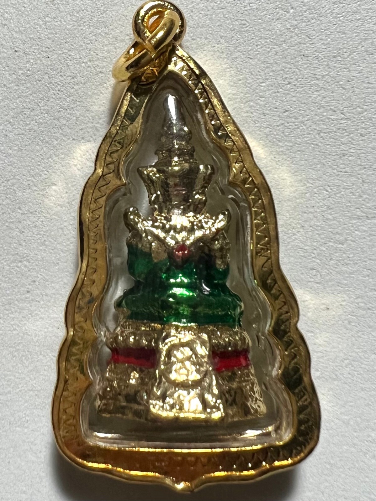 PHRA KAEW MORAKOT LP RARE OLD THAI BUDDHA AMULET PENDANT MAGIC ANCIENT IDOL#6