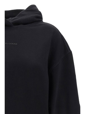 Pre-owned Canada Goose 'muskoka' Black Cotton Hoodie
