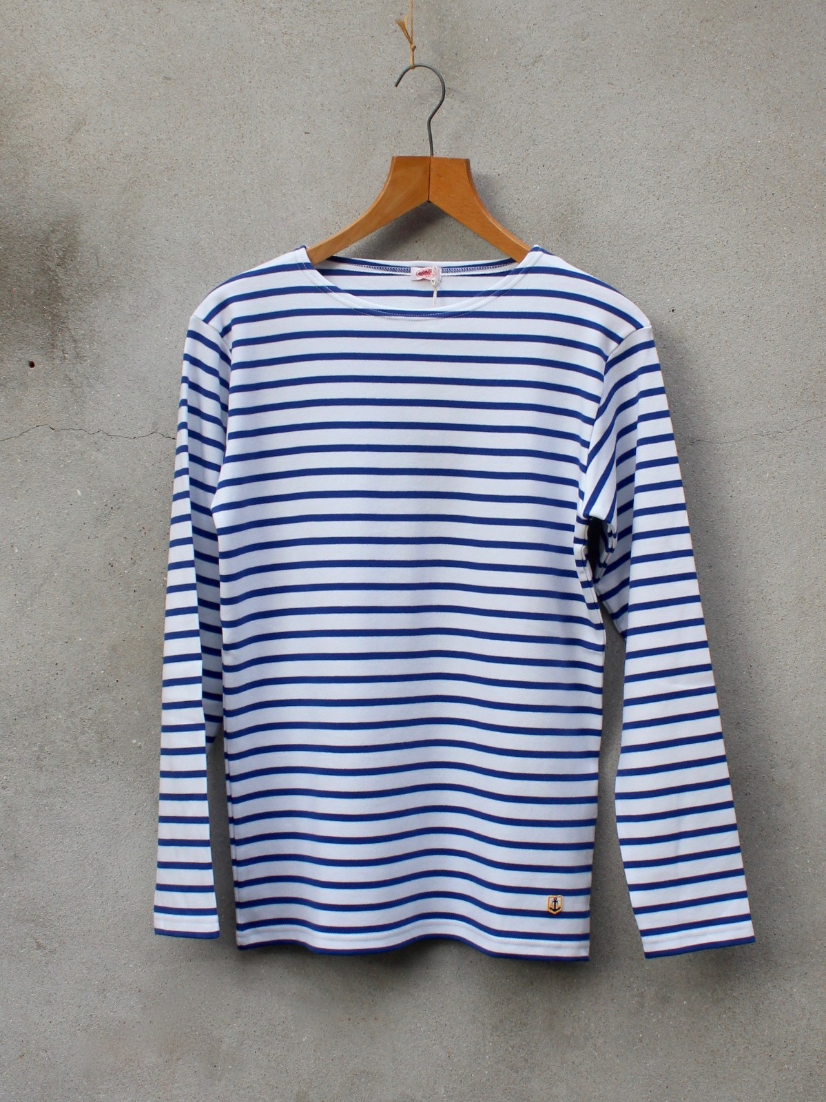 Heritage Breton Top by Armor-lux - White and Star Blue