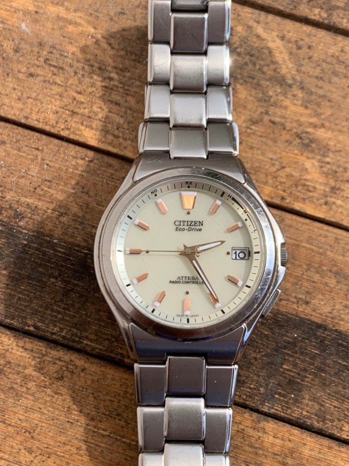 Citizen Attesa Eco-Drive GN-4W-S Duratect 884507 Beige Dial Citizen Attesa Eco-Drive GN-4W-S Duratect 884507 Beige Dial