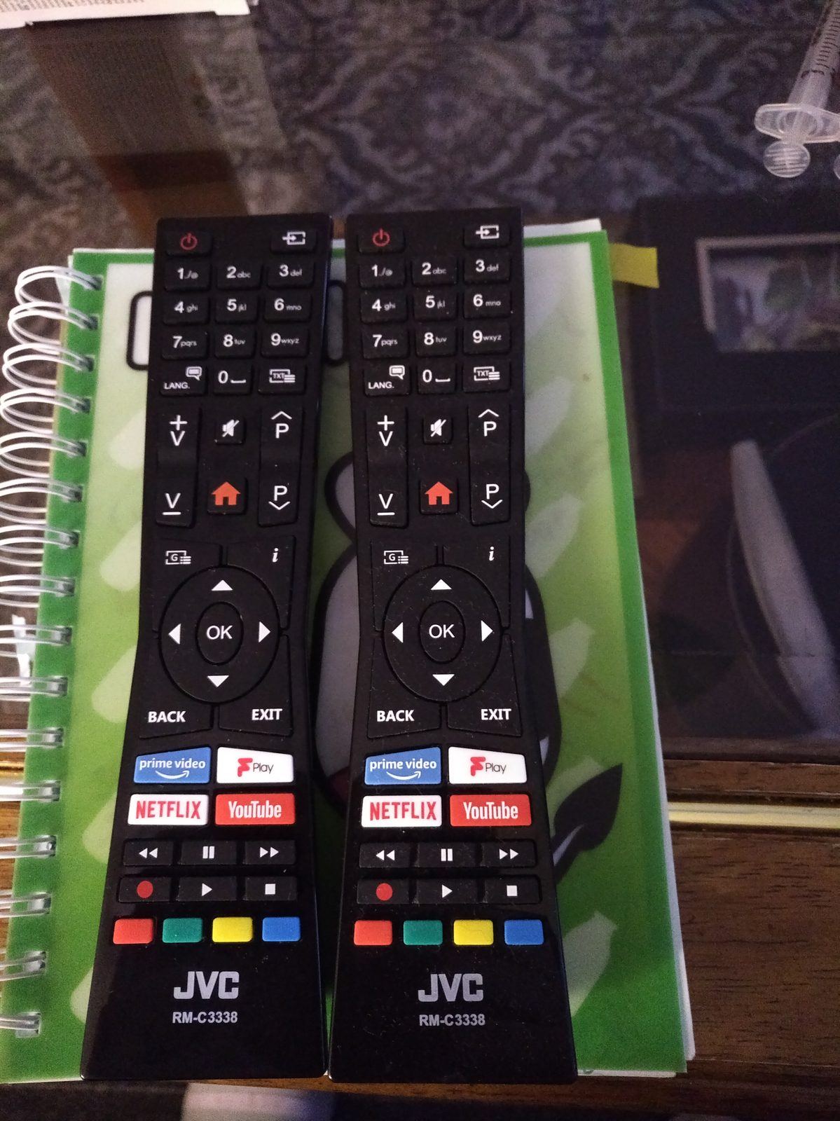 Genuine JVC RMC3338 RMC3338 TV Remote with Prime video, Youtube